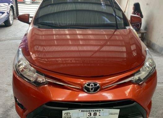 Selling Orange Toyota Vios 2015 in Quezon City