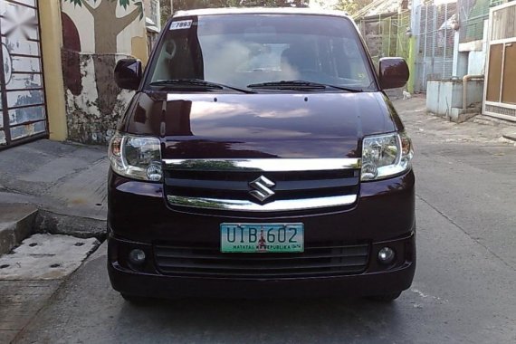 Red Suzuki Apv 2012 Manual for sale 