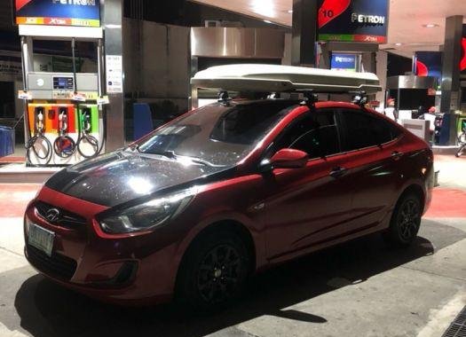 Hyundai Accent 2012 Manual Gasoline for sale in Quezon City