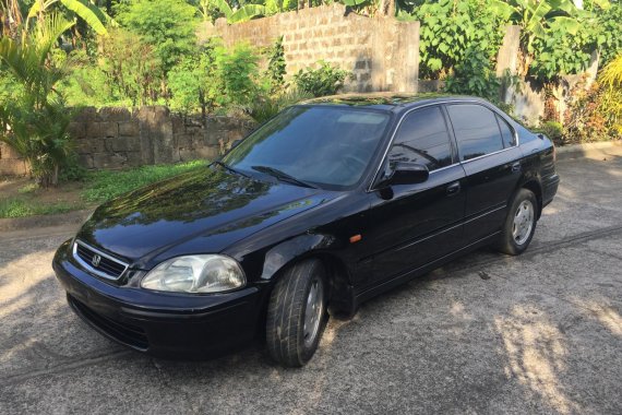 Selling Black Honda Civic 1997 at 111000 km in Laguna 