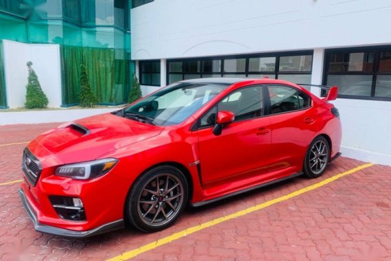 Red Subaru Wrx Sti 2015 Manual Gasoline for sale in Quezon City