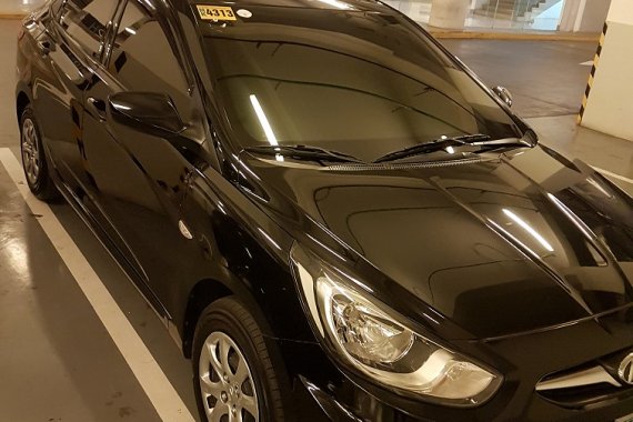 Sell Black 2013 Hyundai Accent at 40700 km in Cebu City 