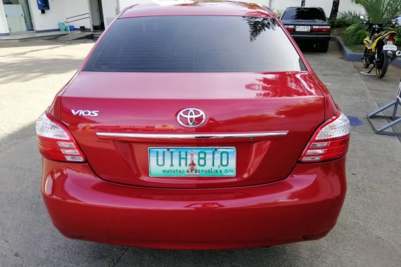 Red 2012 Toyota Vios at 53000 km for sale  