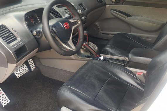Sell White 2009 Honda Civic at 84000 km in Metro Manila 