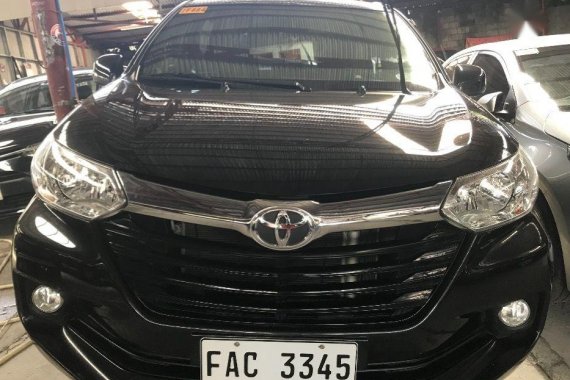 Black Toyota Avanza 2018 Automatic Gasoline for sale in Quezon City
