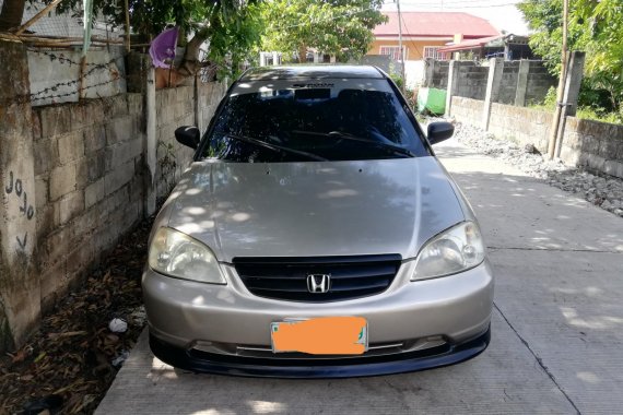 Selling Beige Honda Civic 2002 at 217272 km