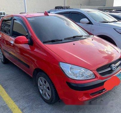 Selling Red Hyundai Getz 2009 Manual Gasoline at 77000 km