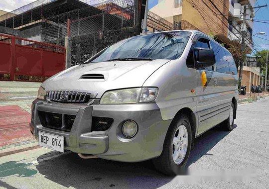 Silver Hyundai Starex 2001 for sale Manual