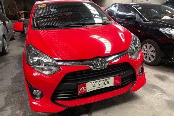 Sell 2nd Hand 2019 Toyota Wigo Automatic Gasoline at 1800 km in Quezon City