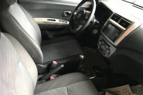 Gray Toyota Wigo 2015 Hatchback Manual Gasoline for sale in Quezon City