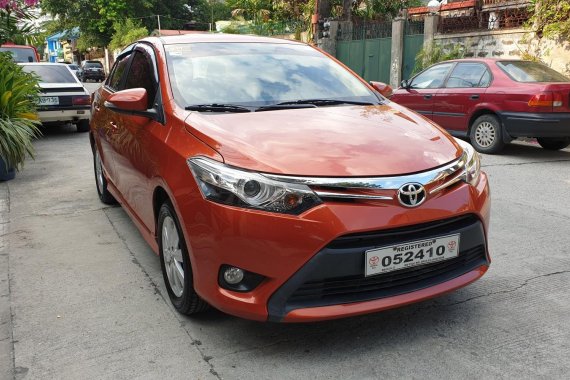 Selling Orange 2016 Toyota Vios Automatic 