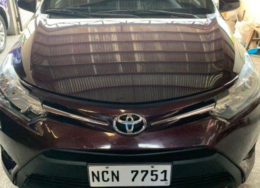 Red Toyota Vios 2017 for sale Manual
