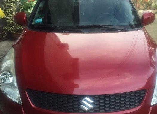 Selling Red Suzuki Swift 2012 Automatic Gasoline in San Mateo