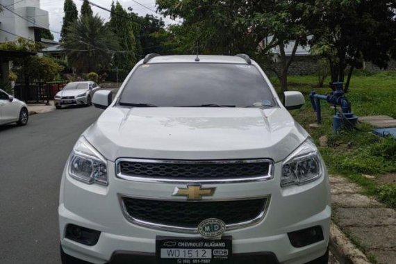 Selling White Chevrolet Trailblazer 2016 Automatic Diesel at 54000 km in Muntinlupa