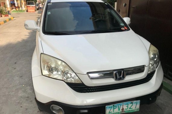 Sell White 2008 Honda Cr-V at 86000 km in Manila