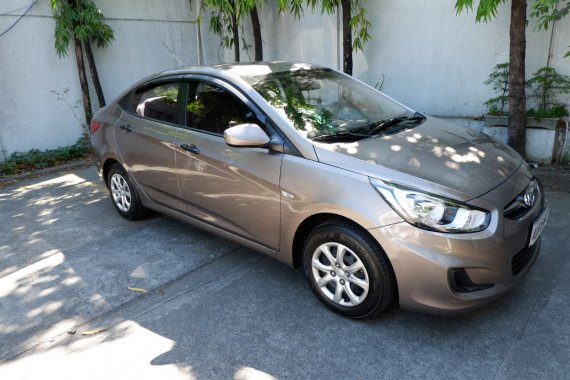 2014 Hyundai Accent Manual Gasoline at 52000 km for sale