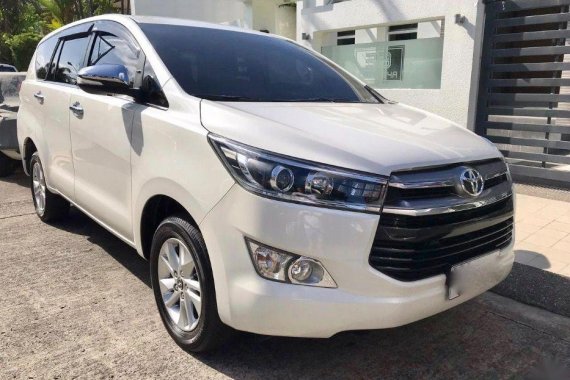 Pearl White Toyota Innova 2016 at 22000 km for sale in San Juan