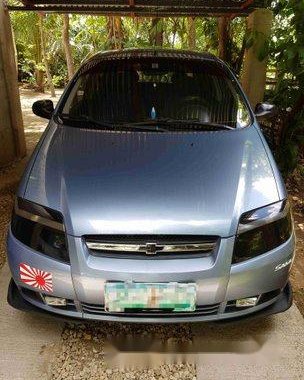 Selling Blue Chevrolet Aveo 2006 Automatic Gasoline at 88000 km in Santa Teresita