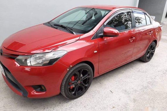 Selling Red Toyota Vios 2015 Sedan Automatic Gasoline in Manila