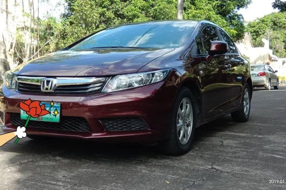 2nd Hand Honda Civic 2013 Automatic Gasoline for sale in Valenzuela