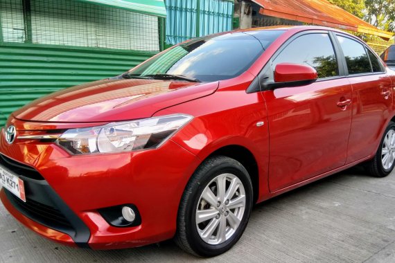 Red Toyota Vios 2018 Automatic for sale in Pampanga 