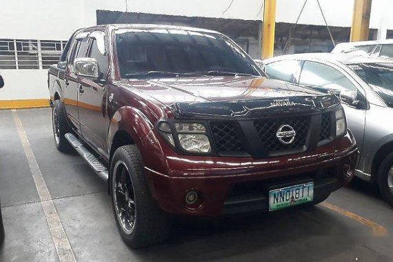 Red Nissan Frontier 2009 Automatic Diesel for sale