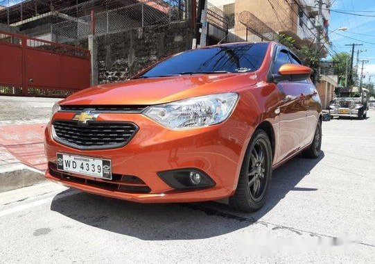 Orange Chevrolet Sail 2017 for sale in Quezon City