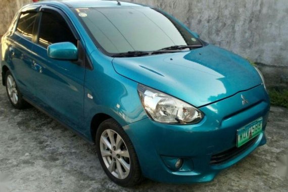Sell 2nd Hand 2014 Mitsubishi Mirage Automatic Gasoline at 66000 km in Baliuag