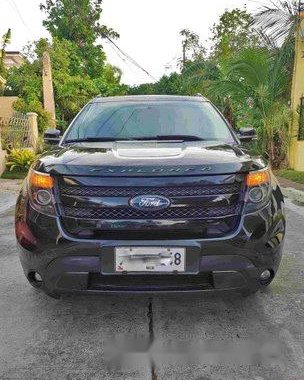 Black Ford Explorer 2015 Automatic Gasoline for sale