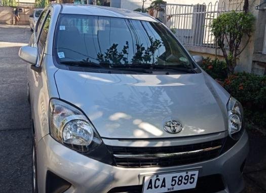 Silver Toyota Wigo 2014 at 40000 km for sale