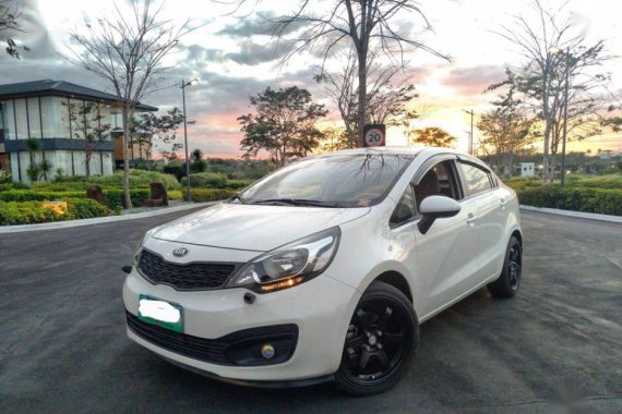 Selling Kia Rio 2013 Manual Gasoline in Lipa