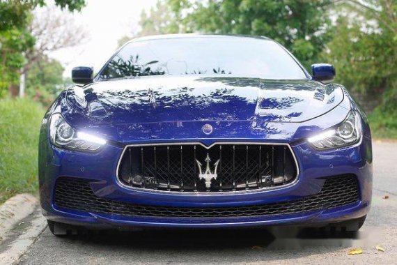 Sell Blue 2015 Maserati Ghibli Automatic Gasoline at 9000 km in Quezon City