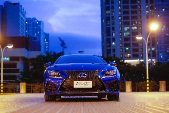 Blue Lexus Rc 2016 Automatic Gasoline for sale in Quezon City