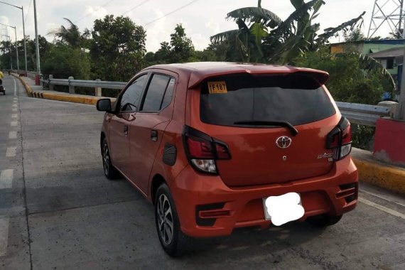 Selling Orange 2017 Toyota Wigo Manual 