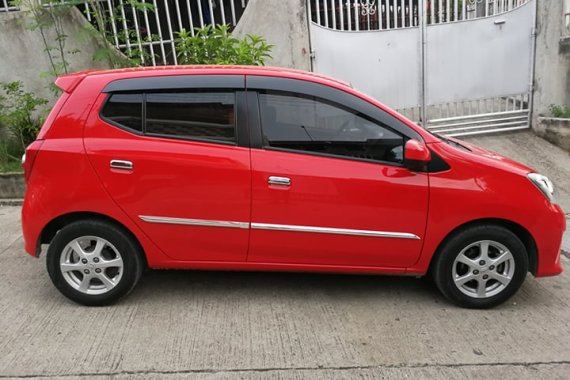 Selling Red 2nd Hand Toyota Wigo 2016 Automatic