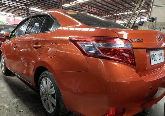 Orange Toyota Vios 2017 at 7000 km for sale