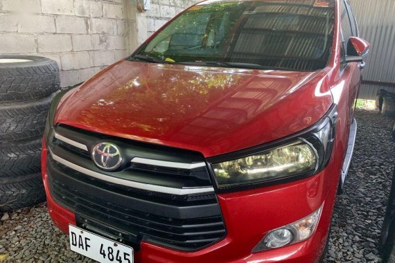 Selling Red Toyota Innova 2017 in Quezon City