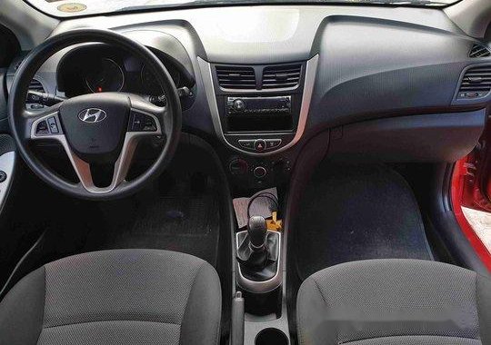 Red Hyundai Accent 2013 Manual Diesel for sale