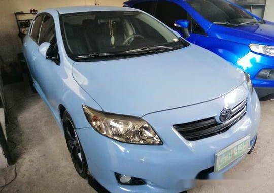 Blue Toyota Corolla Altis 2008 Automatic Gasoline for sale 