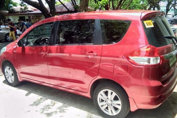 Red Suzuki Ertiga 2018 Manual Gasoline for sale in Bacoor