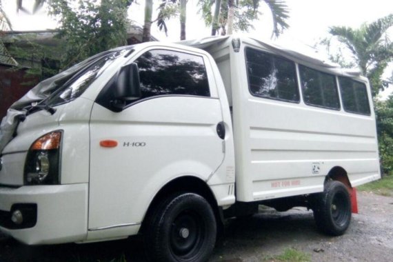 Selling Hyundai H-100 2017 Van Manual Diesel in General Santos