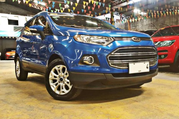 Sell Blue 2015 Ford Ecosport at 40000 km in Quezon City 