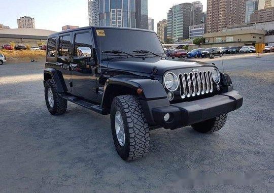 Selling Black Jeep Wrangler 2016 at 22000 km in Pasig