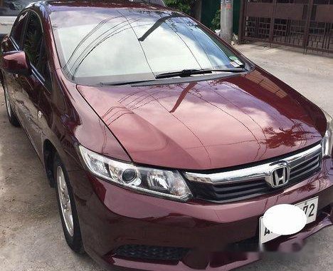 Red Honda Civic 2013 at 60000 km for sale 
