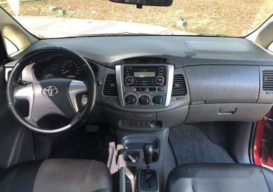 Red Toyota Innova 2014 Automatic Diesel for sale in Talisay