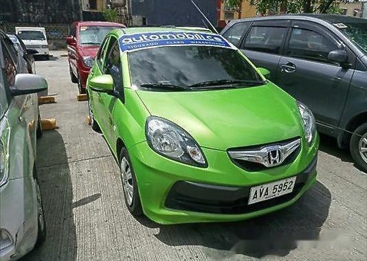 Selling Green Honda Brio 2015 Gasoline Automatic