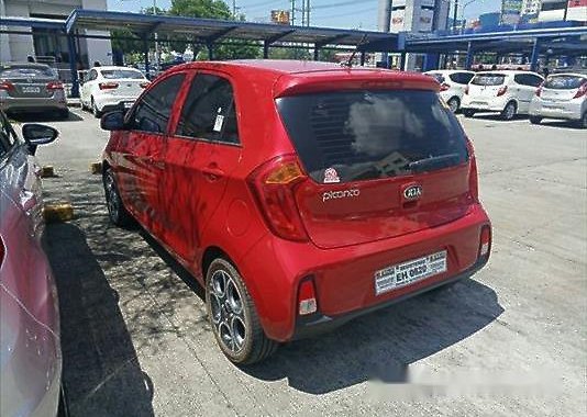 Selling Red Kia Picanto 2017 Manual Gasoline at 8445 km