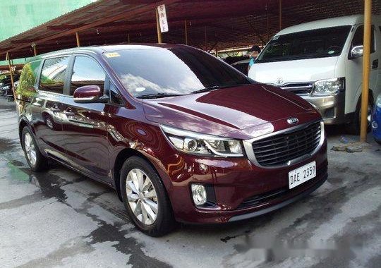 Red Kia Grand Carnival 2017 for sale in Pasig 