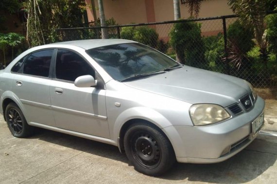 Silver Chevrolet Optra 2003 Manual for sale