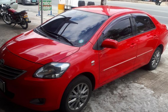 2nd Hand Red Toyota Vios 2013 Automatic at 61000 km For Sale 